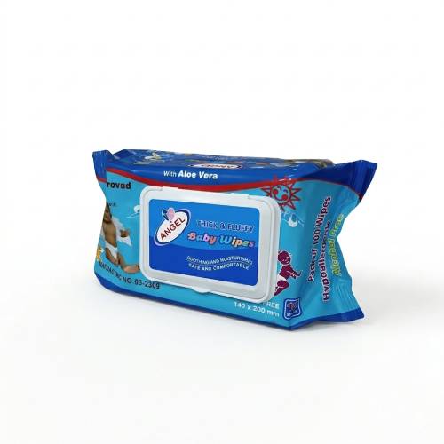 Lingettes Humides Angel Baby Wipes - Paquet de 100
