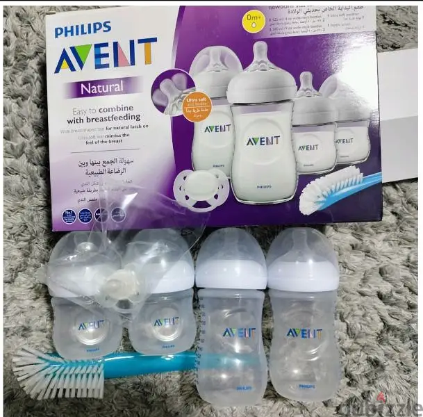 Ensemble biberon de Naissance Philips Avent Natural (Nouveau-Né)