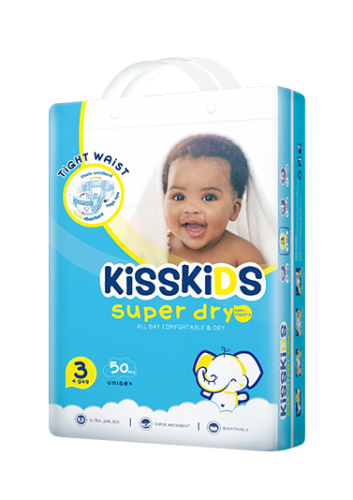 Couches Jetables KissKids Super Dry - Taille 3